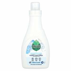 Seventh Generation, Кондиционер для белья, прозрачный и бесплатный, 946 мл (32 жидк. унц.)