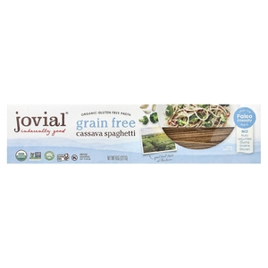 Jovial, Органическая паста без глютена, спагетти с кассавой, 227 г (8 унций)