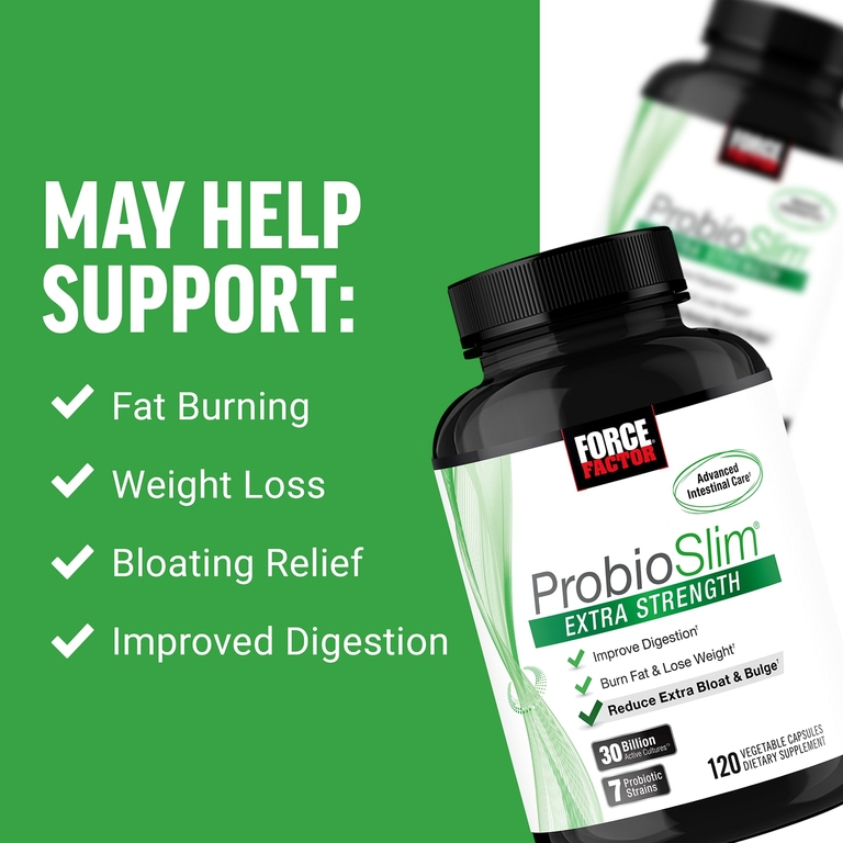 Force Factor, ProbioSlim®, 120 растительных капсул