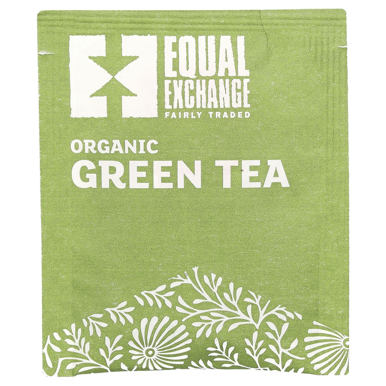 Equal Exchange, Органический зеленый чай, 20 чайных пакетиков, 40 г (1,41 унции)