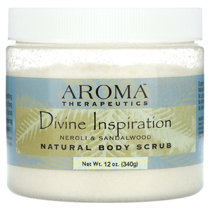 Abra Therapeutics, Натуральный скраб для тела, Divine Inspiration, нероли и сандаловое дерево, 340 г (12 унций)