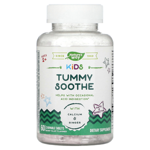 Nature's Way, Kids, Tummy Soothe, для детей от 2 лет, Berry Blast, 60 жевательных таблеток (Товар снят с продажи) 