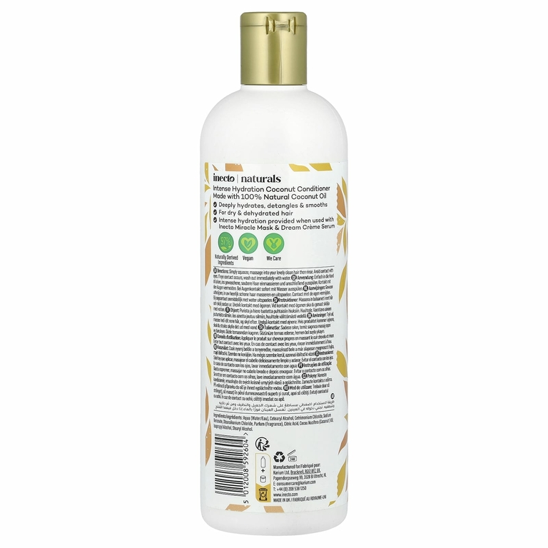 Inecto, Marvelous Moisture Coconut, кондиционер, 500 мл (16,9 жидк. унц.)