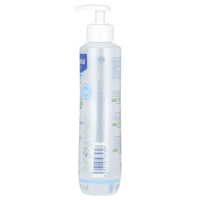Mustela, Baby, Очищающая вода без ополаскивания, 10,14 жидких унций (300 мл)