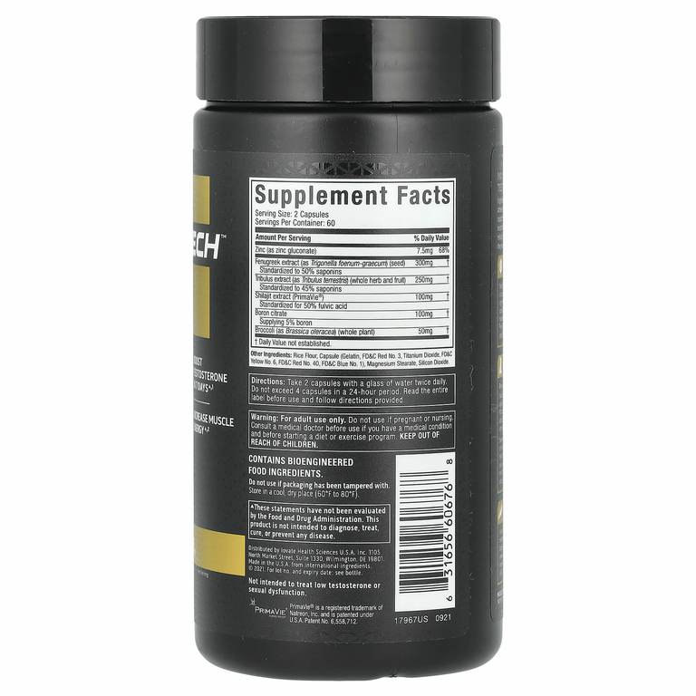 MuscleTech, Alpha Test, 120 капсул