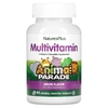 NaturesPlus, Source of Life, Animal Parade, жевательные мультивитамины с микроэлементами для детей, со вкусом винограда, 90 таблеток в форме животных