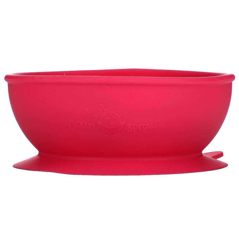 Green Sprouts, Learning Bowl, для детей от 9 месяцев, розовый, 1 чашка