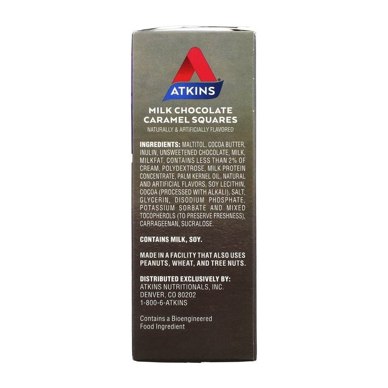 Atkins, Treat, молочный шоколад и карамель, 15 шт., 11,5 г (0,41 унции)