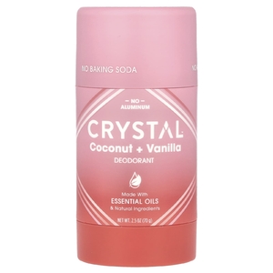 CRYSTAL, Дезодорант, кокос и ваниль, 70 г (2,5 унции)