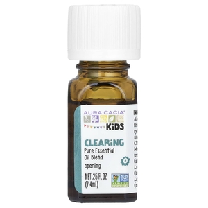 Aura Cacia, Kids, чистое эфирное масло, очищающее средство, 7,4 мл (0,25 жидк. унц.)