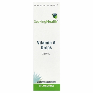 Seeking Health, Витамин A в каплях, 1500 мкг RAE / капли, 30 мл (1 жидк. Унция)