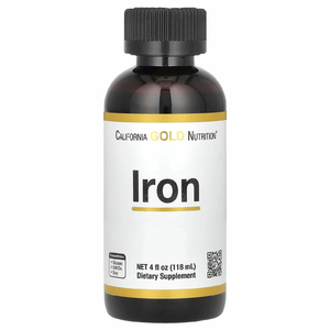 California Gold Nutrition, железо, 118 мл (4 жидк. унции)
