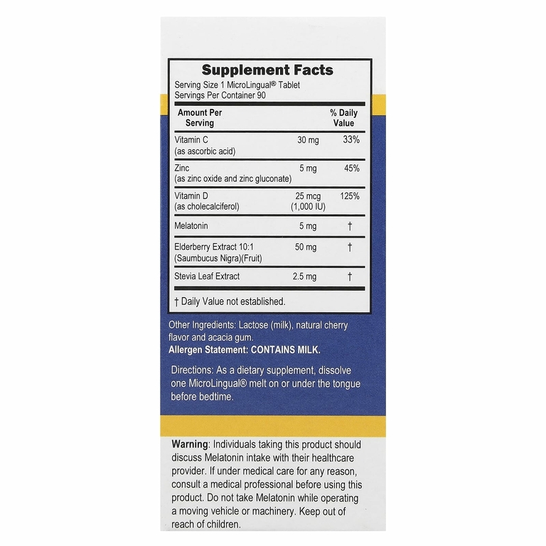 Superior Source, Sleep & Immune, 90 MicroLingual Instant Dissolve Melts