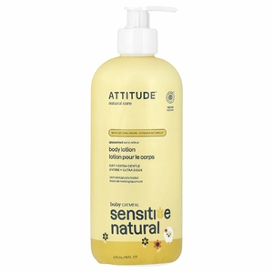 ATTITUDE, Baby Oatmeal Sensitive, натуральный лосьон для тела, без запаха, 473 мл (16 жидк. Унций)