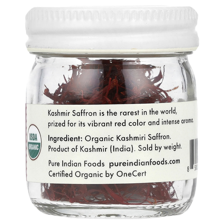 Pure Indian Foods, Органический кашмирский шафран, 2 г