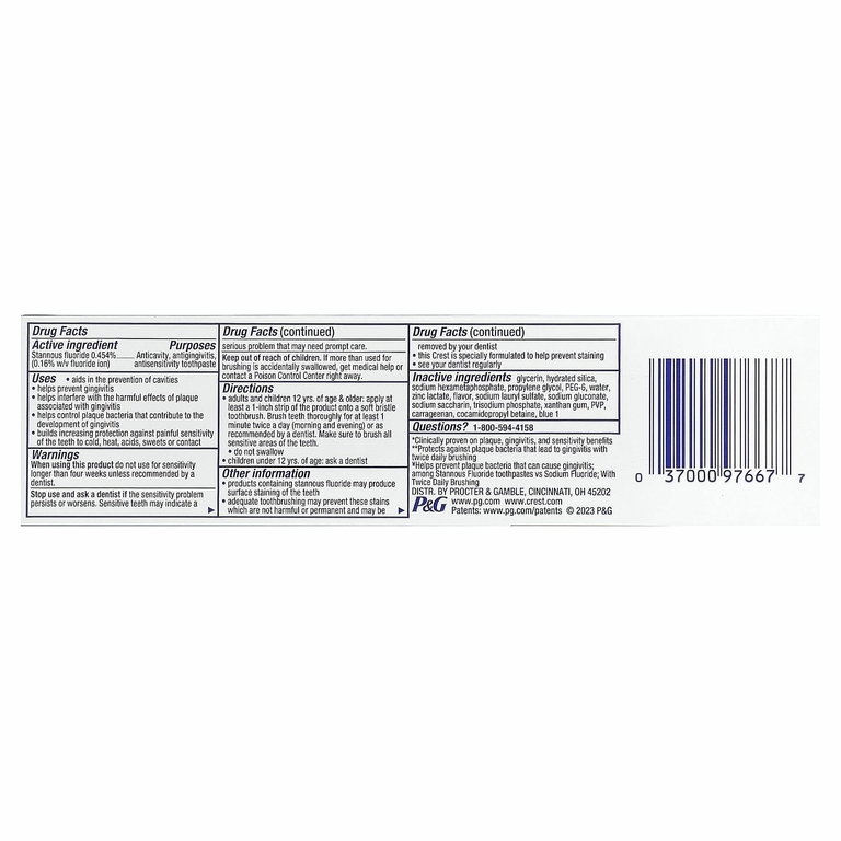 Crest, Pro-Health Advanced, зубная паста с фтором, глубокое очищение и мята, 144 г (5,1 унции)