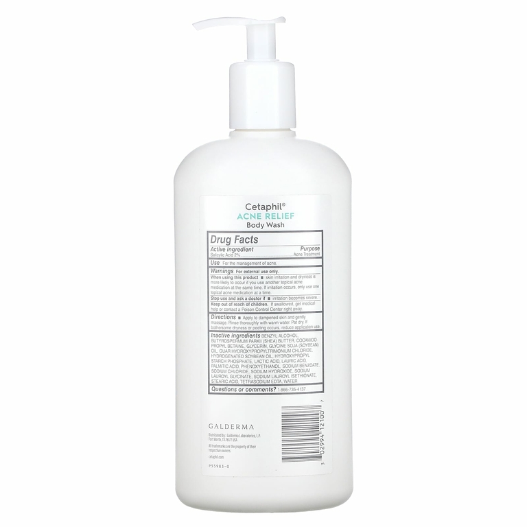 Cetaphil, Гель для душа для снятия акне, 591 мл (20 жидк. унц.)