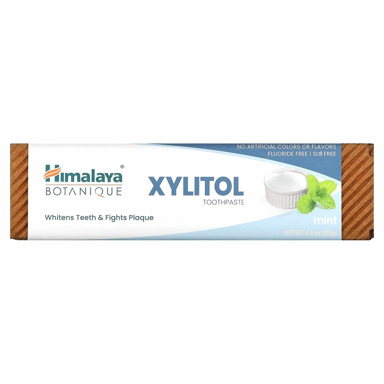 Himalaya, Зубная паста с ксилитолом, мята, 113 г (4 унции)