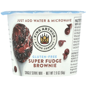 King Arthur Baking Company, Super Fudge Brownie, смесь для одной порции, 56 г (2 унции)