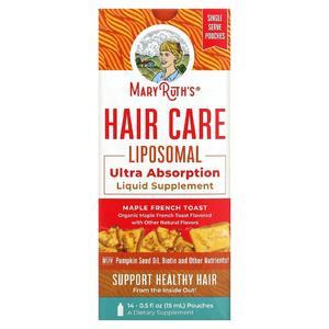 MaryRuth's, Liposomal для ухода за волосами, французские тосты из клена, 14 пакетиков по 15 мл (0,5 жидк. унц.)
