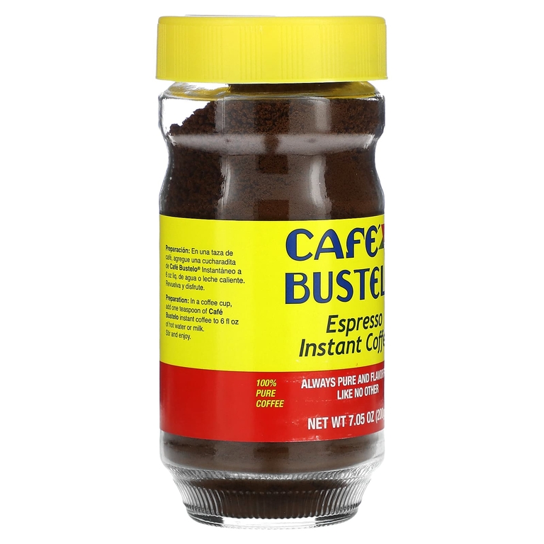 Café Bustelo, Espresso растворимый кофе®, 200 г (7,05 унции)