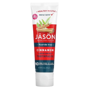 Jason Natural, Healthy Mouth, зубная паста, предупреждающая появление зубного камня, без фторида, с корицей, 119 г (4,2 унции) (Товар снят с продажи) 