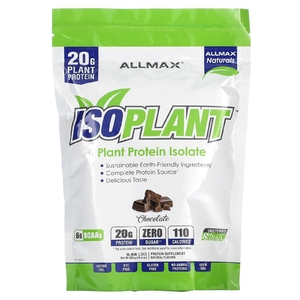 ALLMAX, ISOPLANT™, изолят растительного протеина, со вкусом шоколада, 300 г (10,6 унции) (Товар снят с продажи) 