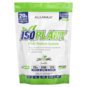 ALLMAX, ISOPLANT™, изолят растительного протеина, со вкусом ванили, 300 г (10,6 унции) (Товар снят с продажи) 