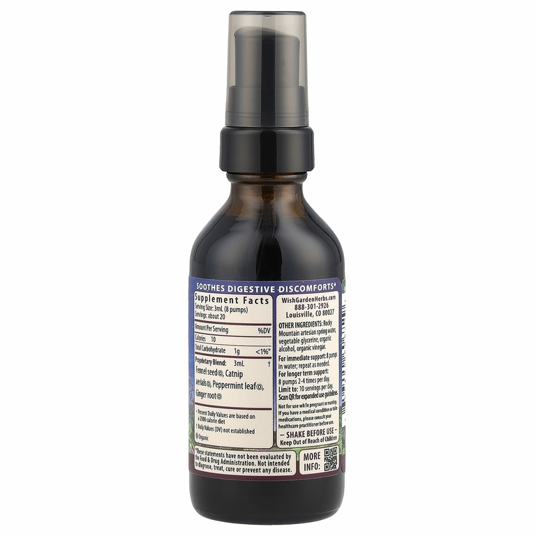 WishGarden Herbs, Digestive ™ Rescue, 59 мл (2 жидк. Унции)