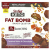 SlimFast, Keto Fat Bomb Snack Cluster, карамель, орехи и шоколад, 14 штук, 20 г (0,7 унции) (Товар снят с продажи) 
