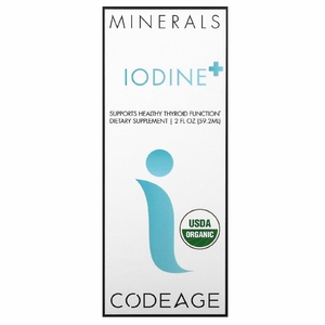 Codeage, Йод +, 250 мкг, 59,2 мл (2 жидк. Унции)