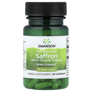 Swanson, Full Spectrum®, шафран, 15 мг, 60 капсул
