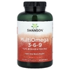 Swanson, MultiOmega 3-6-9`` 120 мягких таблеток