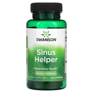 Swanson, Sinus Helper, 60 капсул (Товар снят с продажи) 