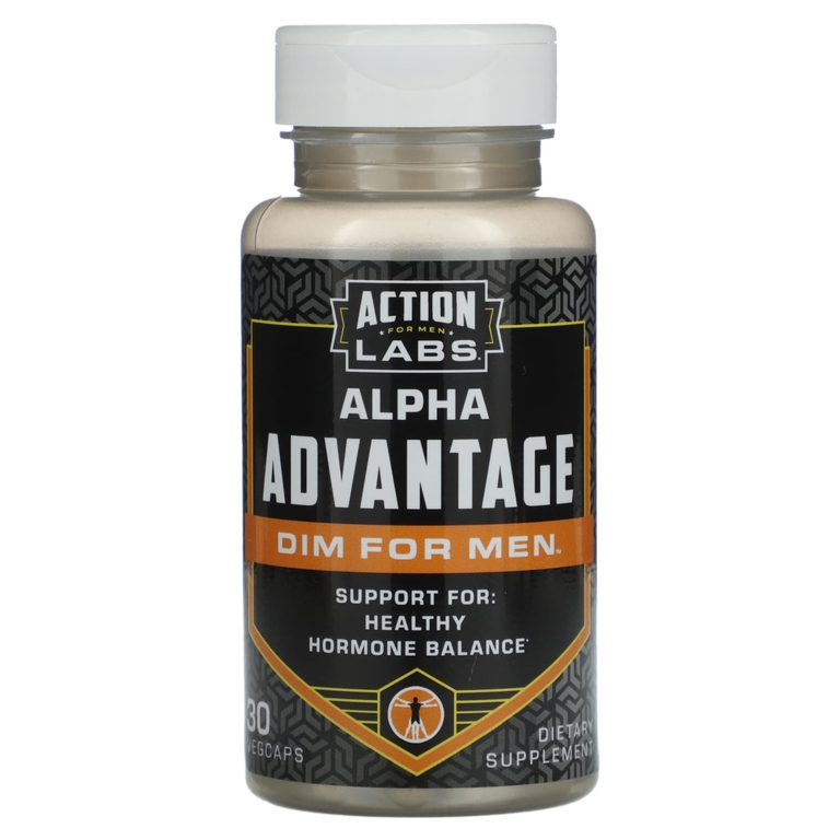 Action Labs, Alpha Advantage, тусклый для мужчин, 30 растительных капсул (Товар снят с продажи) 