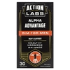 Action Labs, Alpha Advantage, тусклый для мужчин, 30 растительных капсул (Товар снят с продажи) 