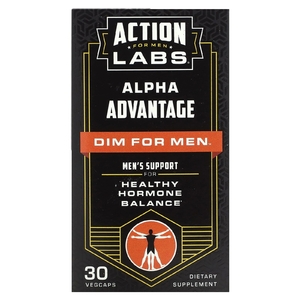 Action Labs, Alpha Advantage, тусклый для мужчин, 30 растительных капсул (Товар снят с продажи) 