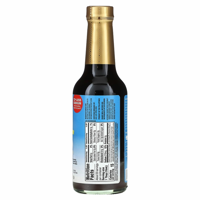 Coconut Secret, Органический пряный соус с кокосовыми аминокислотами, средней остроты, 296 мл (10 жидк. унц.)