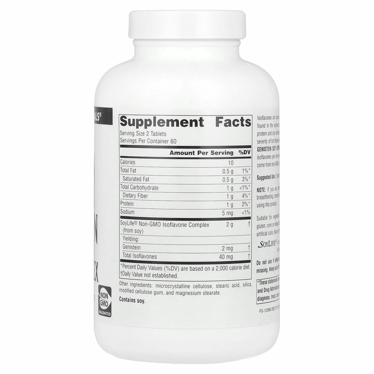 Source Naturals, Генистеин, соевый комплекс, 1000 мг, 120 таблеток