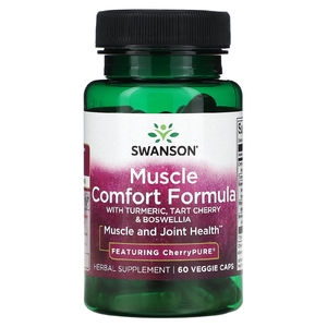 Swanson, Формула комфорта для мышц, 60 растительных капсул (Товар снят с продажи) 