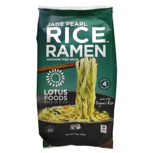 Lotus Foods, рамен Jade Pearl Rice™, суп мисо вакаме, 80 г (2,8 унции)