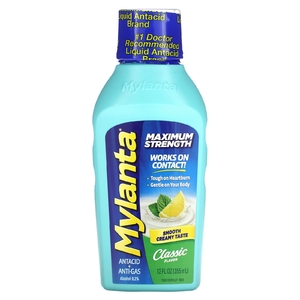 Mylanta, Antacid + Anti-Gas, максимальная эффективность, классический, 355 мл (12 жидк. унц.) (Товар снят с продажи) 