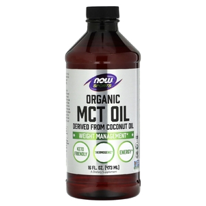NOW Foods, Sports, органическое масло среднецепочечных триглицеридов, 14 г, 473 мл (16 жидк. Унций)