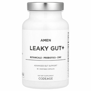 Codeage, Amen, Leaky Gut +, 90 растительных капсул
