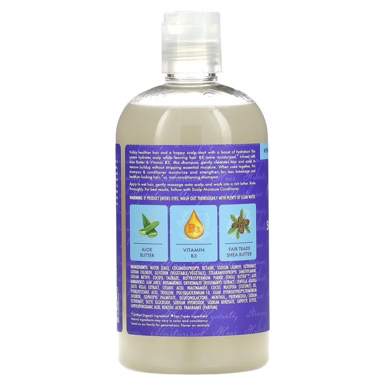 SheaMoisture, Увлажняющий шампунь для кожи головы, масло алоэ, 384 мл (13 жидк. унц.)