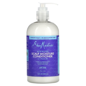 SheaMoisture, Увлажняющий кондиционер для кожи головы, масло алоэ, 384 мл (13 жидк. унц.)