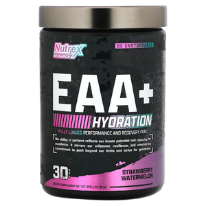Nutrex Research, EAA+ Hydration, клубника и арбуз, 390 г (13,76 унции)