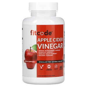 fitcode, яблочный уксус, 60 растительных капсул (Товар снят с продажи) 