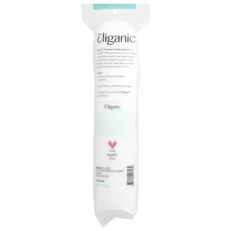 Cliganic, Хлопковые кружки премиального качества, 100 шт.
