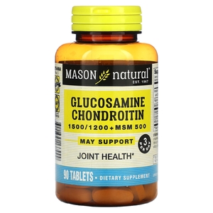 Mason Natural, Глюкозамин, хондроитин + МСМ, 90 таблеток (Товар снят с продажи) 